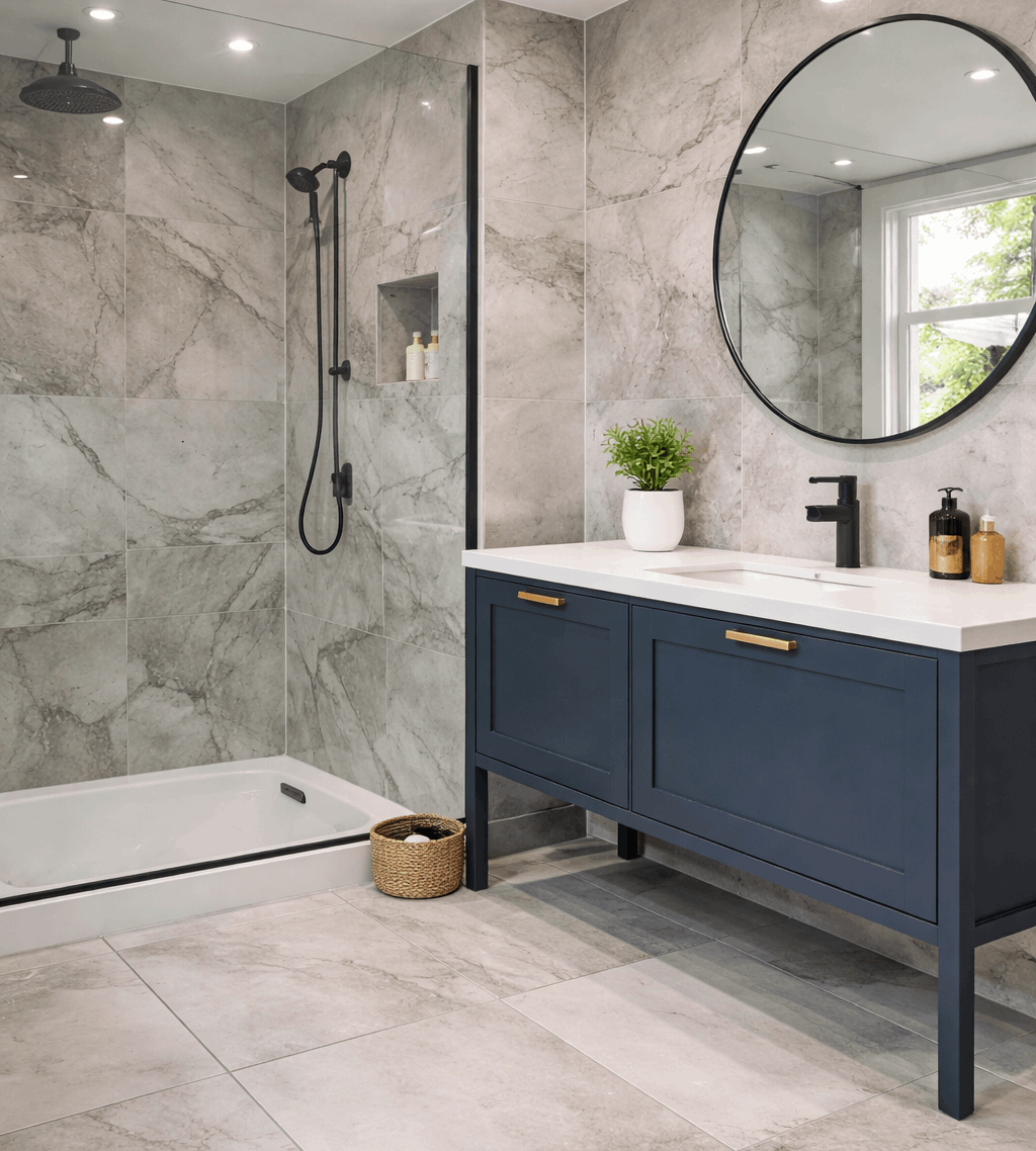 beautiful bathroom, refurbishment